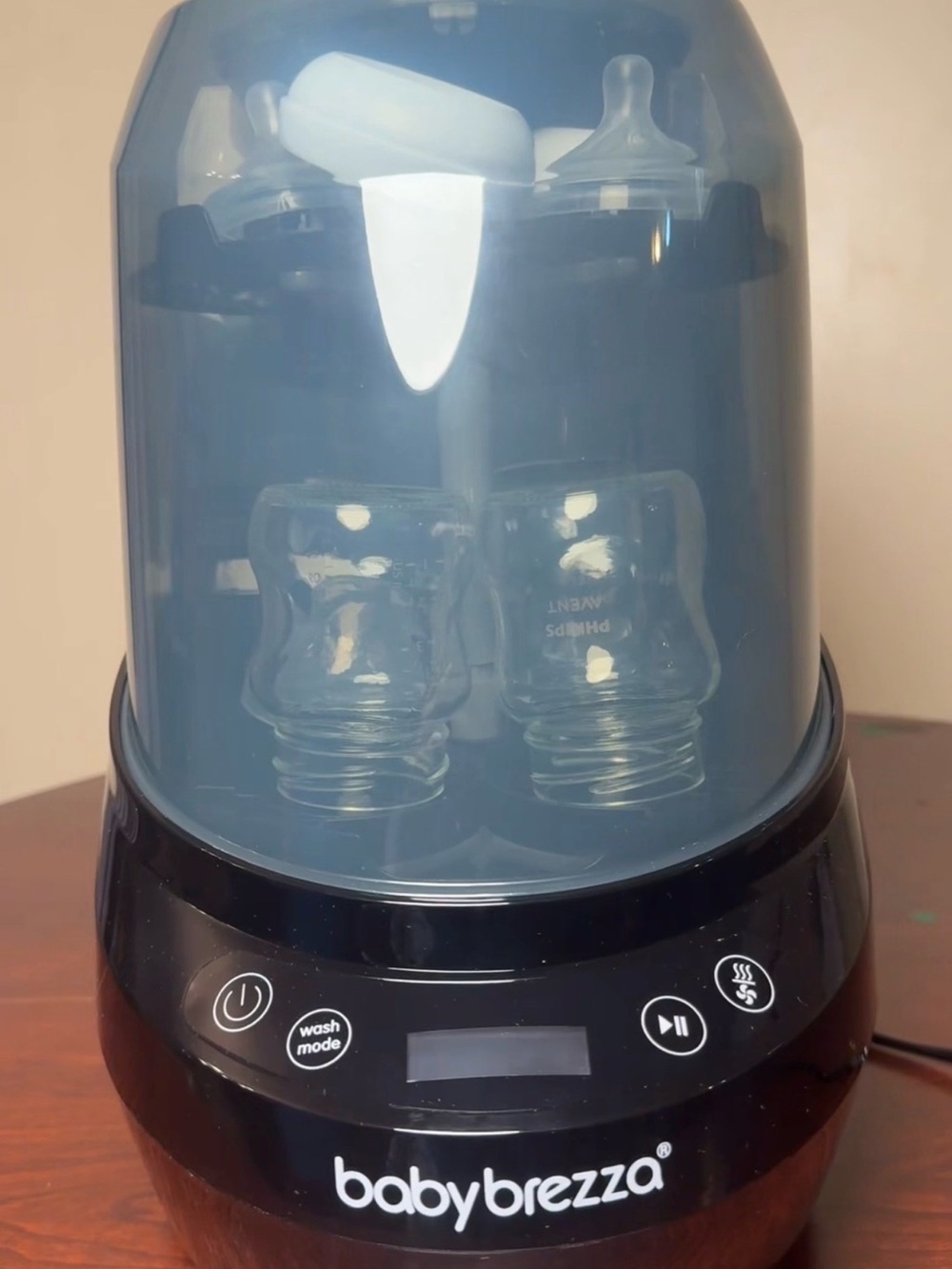 Baby Brezza Blue & Black Bottle Sterilizer - Baby Brezza